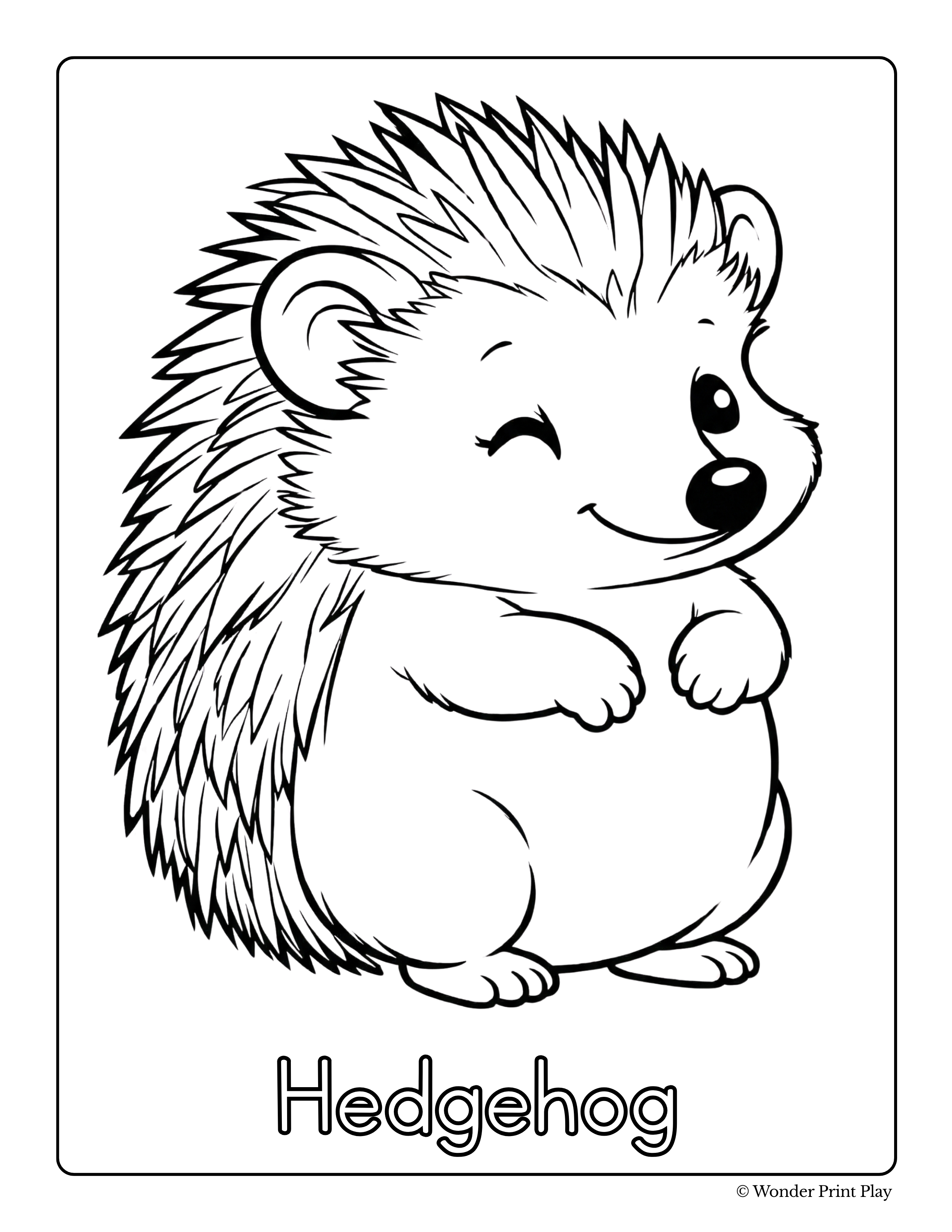 Forest Animal Adventures - Printable Coloring Book