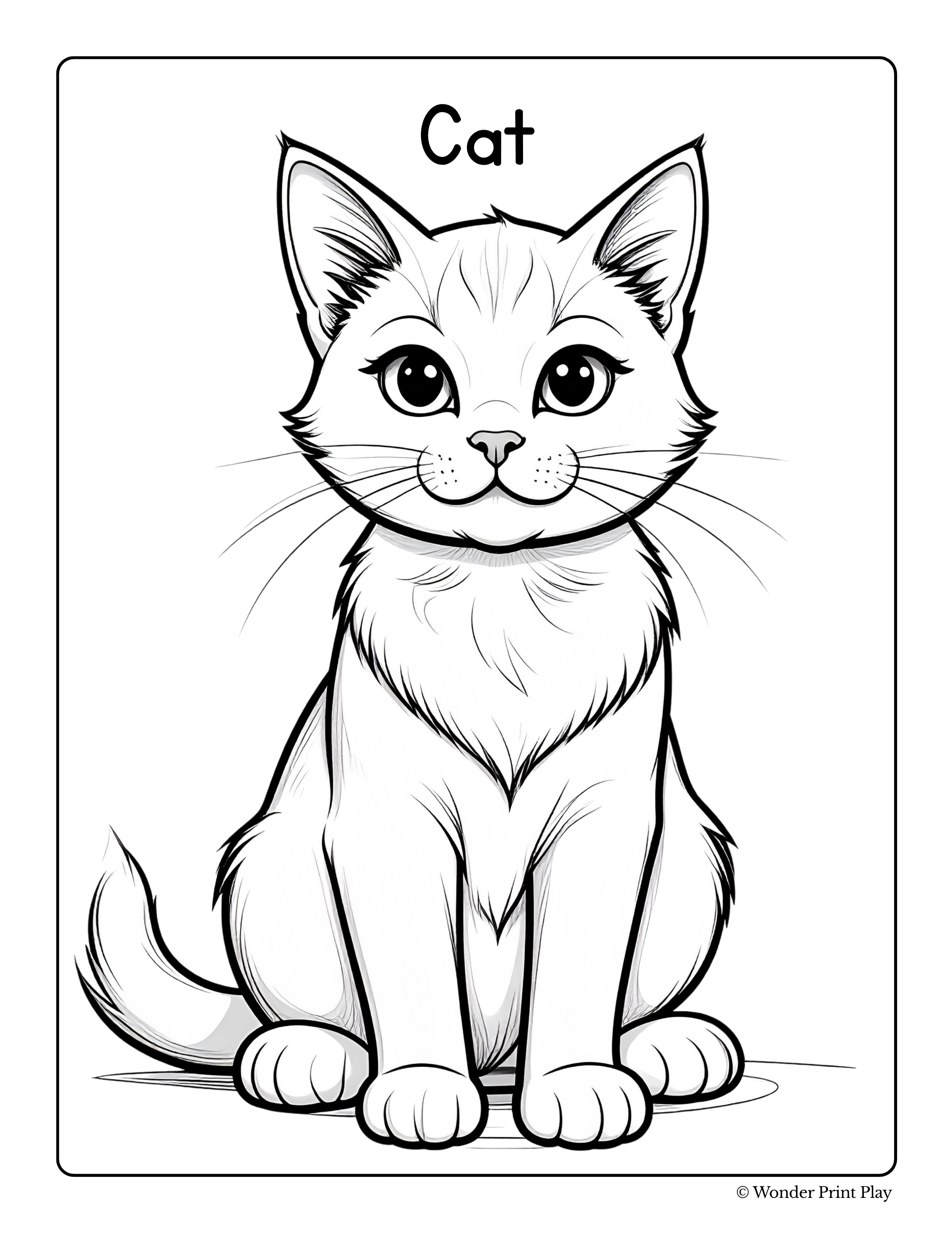 Farm Animal Adventures - Printable Coloring Book