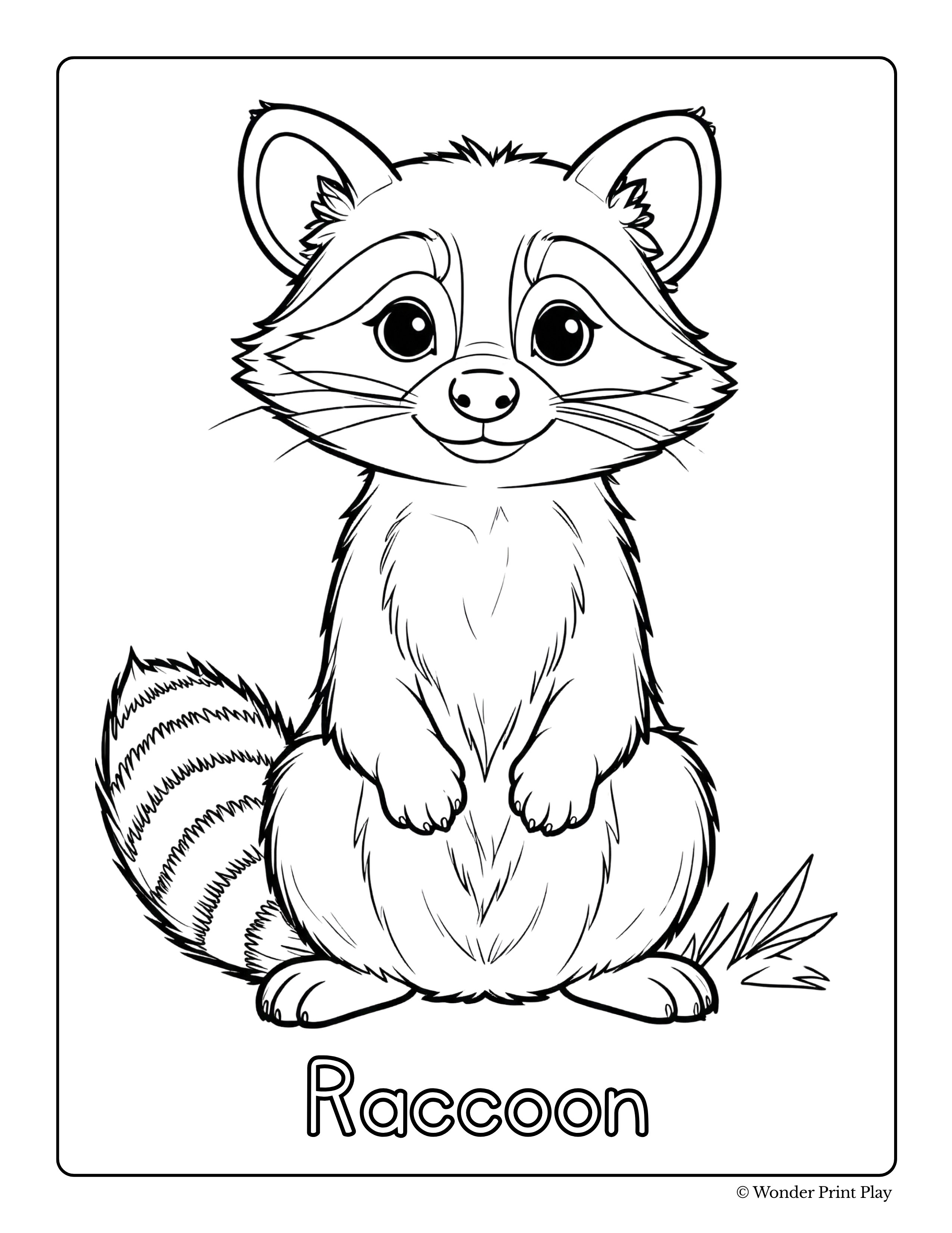 Forest Animal Adventures - Printable Coloring Book