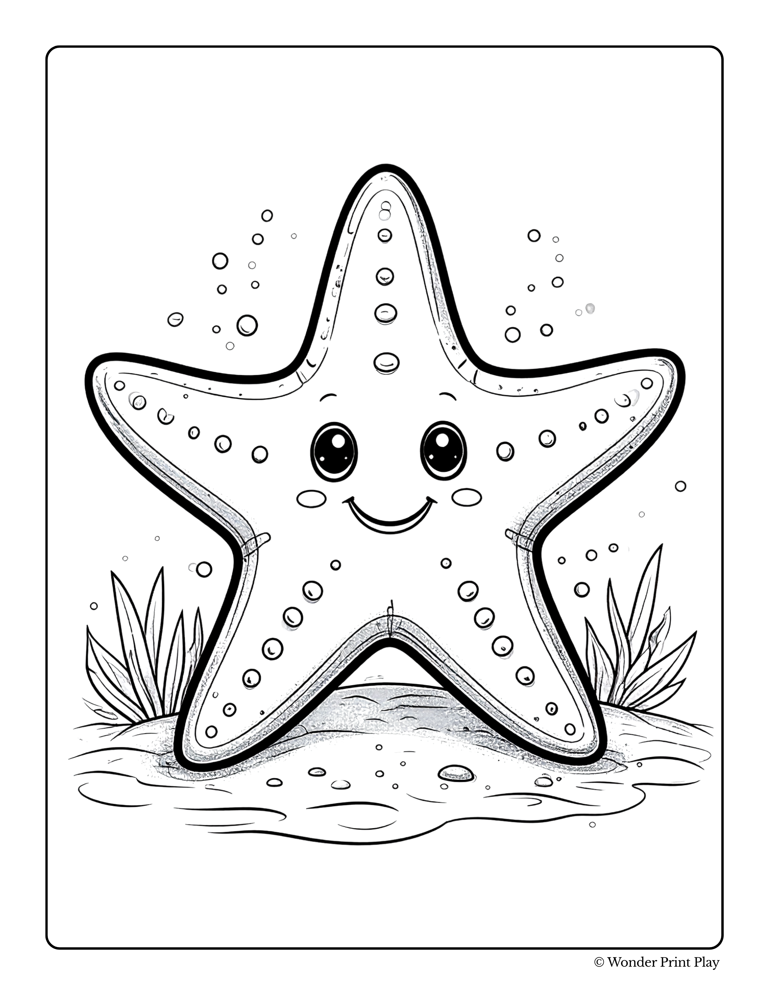 Mermaid Adventures - Printable Coloring Book