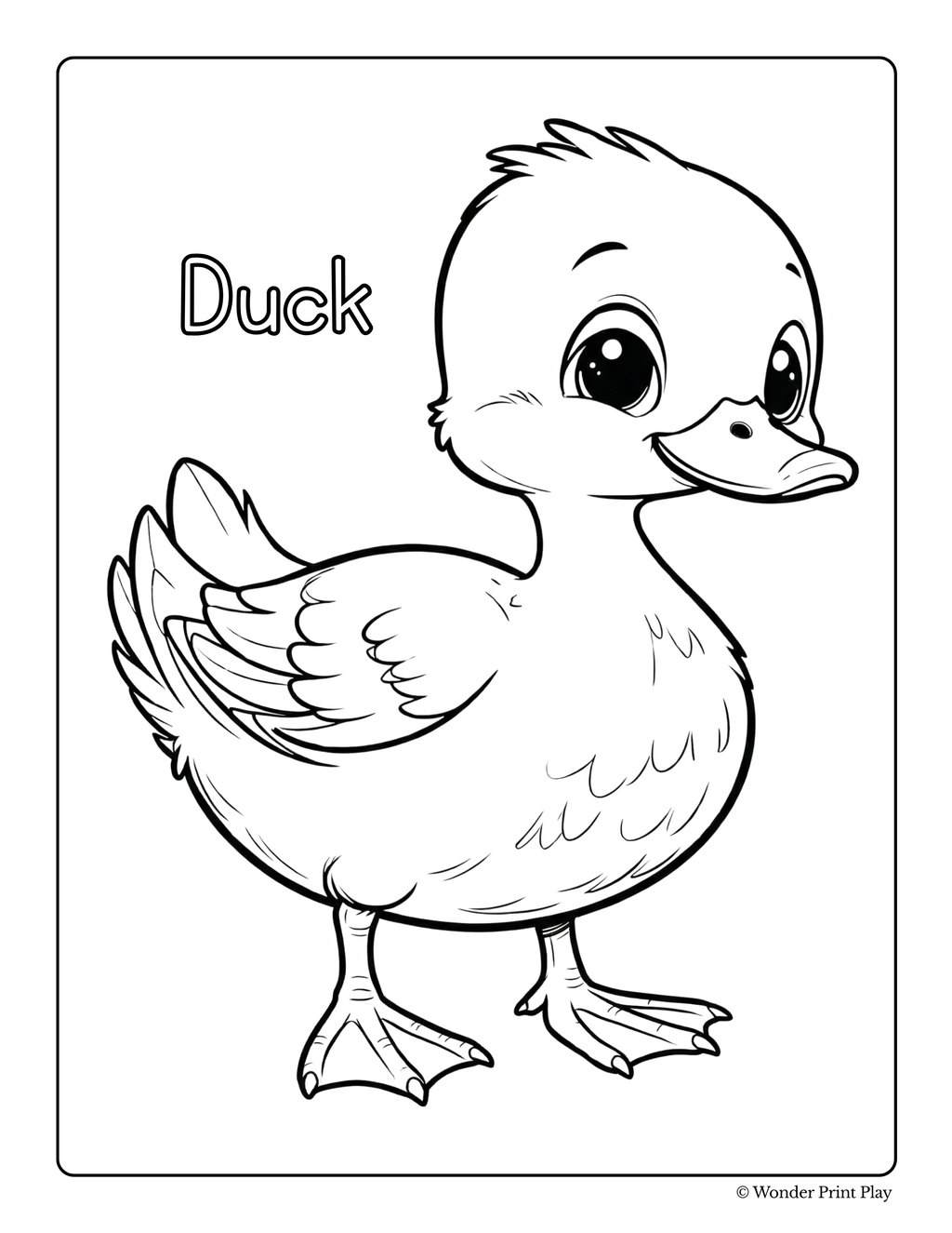 Farm Animal Adventures - Printable Coloring Book