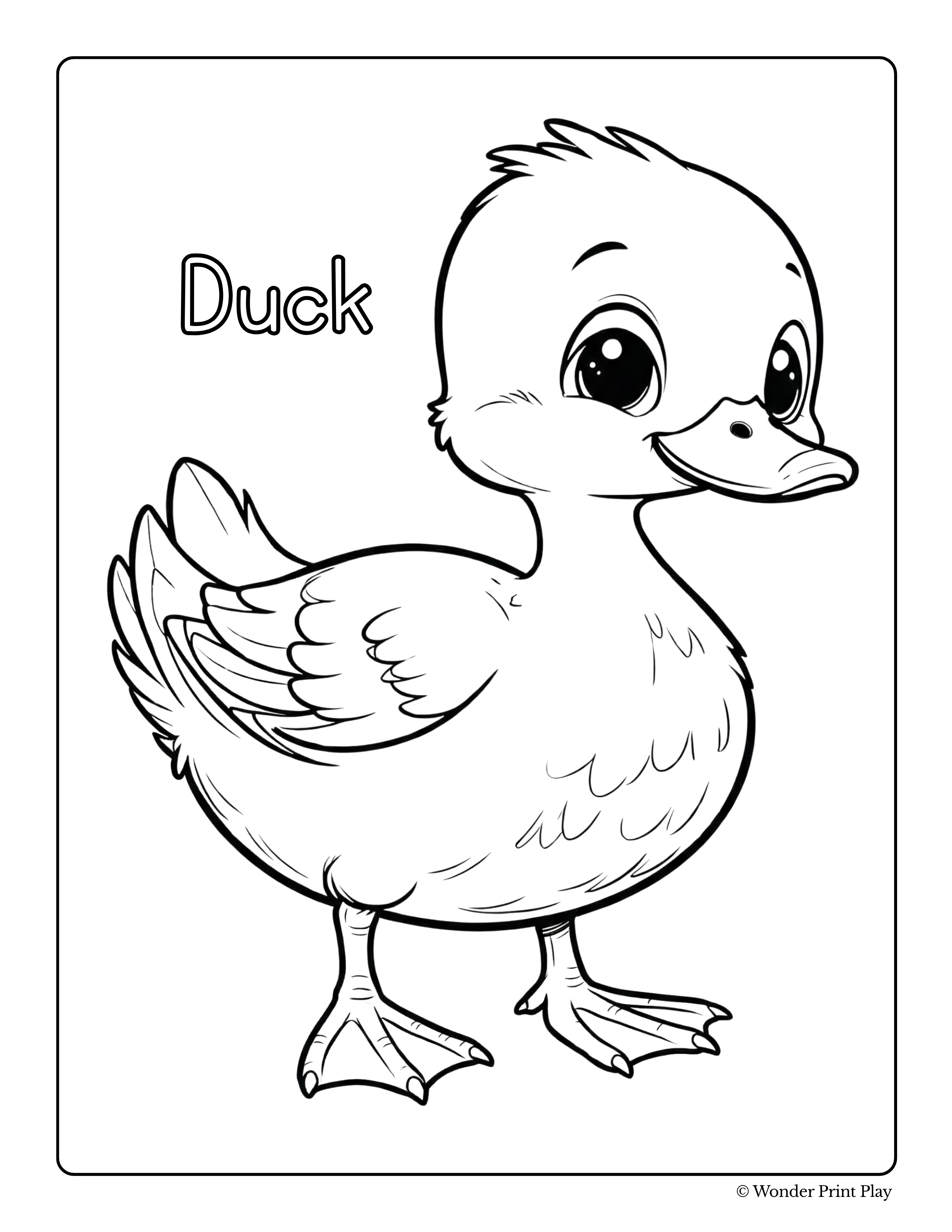 Farm Animal Adventures - Printable Coloring Book