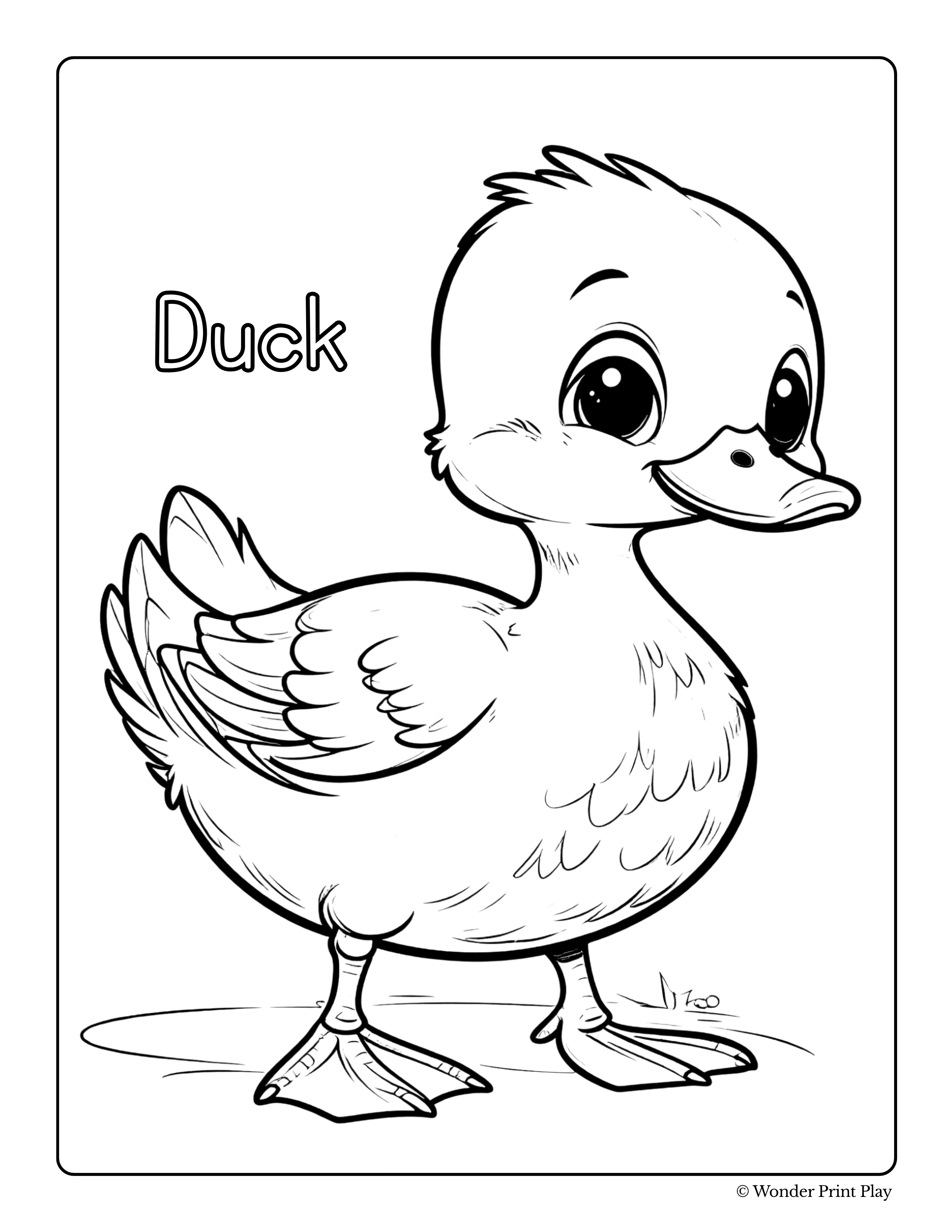 Farm Animal Adventures - Printable Coloring Book