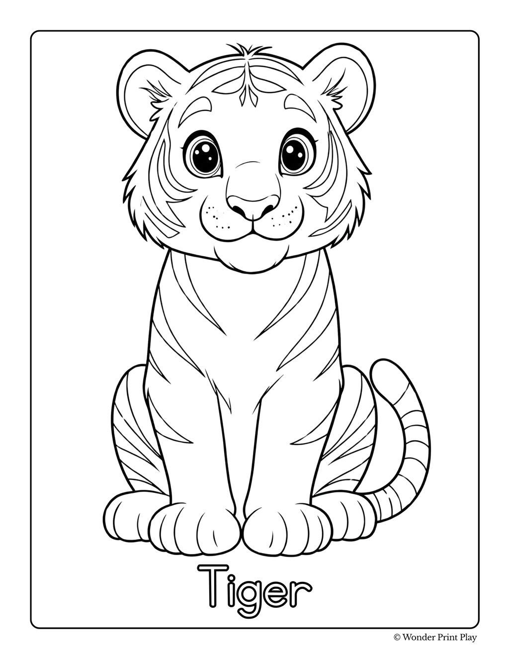 Jungle Animal Adventures - Printable Coloring Book ⭐⭐⭐⭐⭐