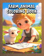 Farm Animal Adventures - Printable Coloring Book