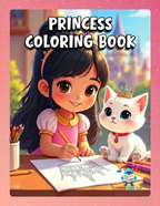 Princess Adventures - Printable Coloring Book ⭐⭐⭐⭐⭐