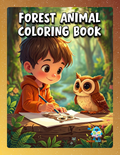 Forest Animal Adventures - Printable Coloring Book ⭐⭐⭐⭐⭐