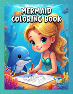 Mermaid Adventures - Printable Coloring Book ⭐⭐⭐⭐⭐