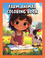 Farm Animal Adventures - Printable Coloring Book ⭐⭐⭐⭐⭐