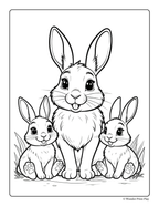 Forest Animal Adventures - Printable Coloring Book ⭐⭐⭐⭐⭐