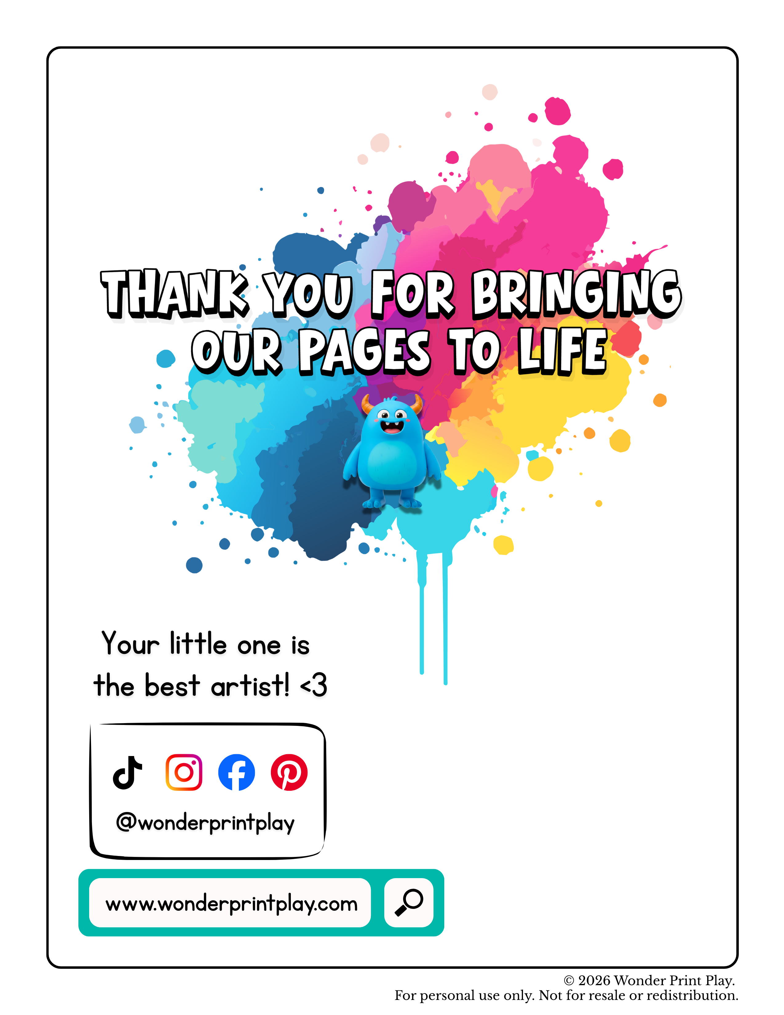 Mermaid Adventures - Printable Coloring Book