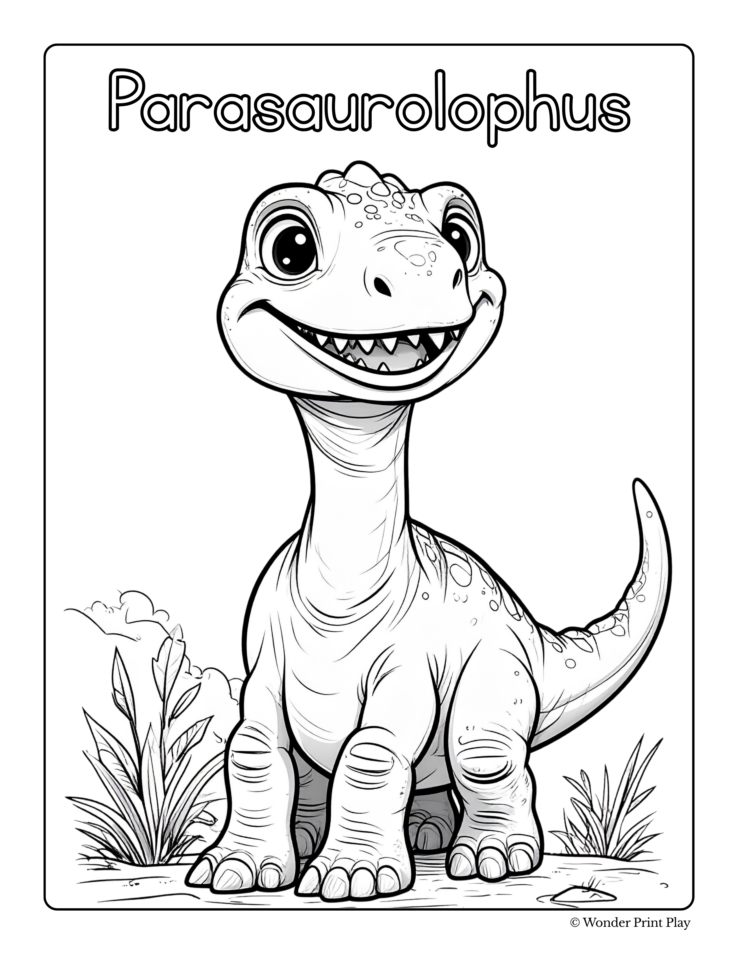 Dinosaur Adventures - Printable Coloring Book
