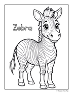 Jungle Animal Adventures - Printable Coloring Book ⭐⭐⭐⭐⭐