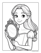 Princess Adventures - Printable Coloring Book ⭐⭐⭐⭐⭐