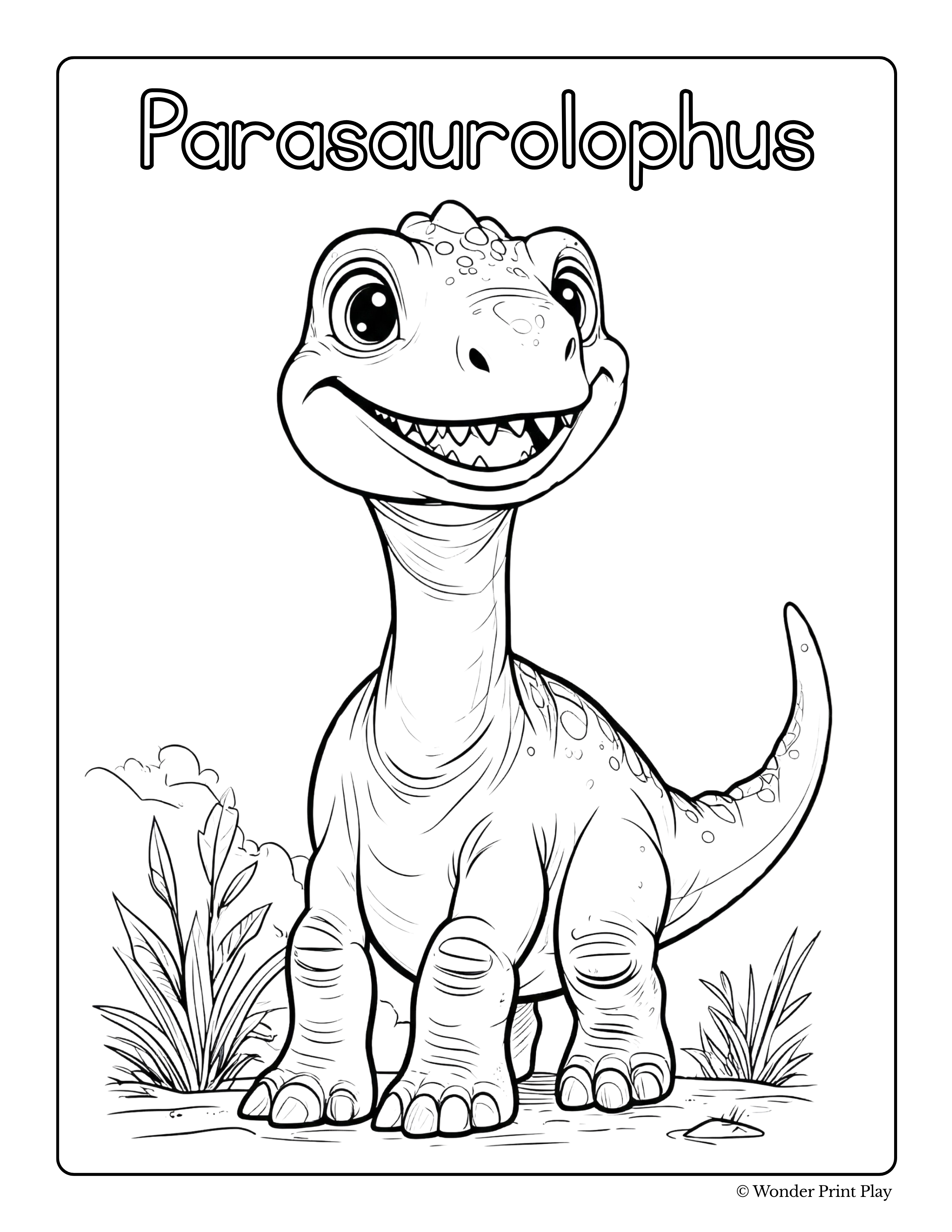 Dinosaur Adventures - Printable Coloring Book