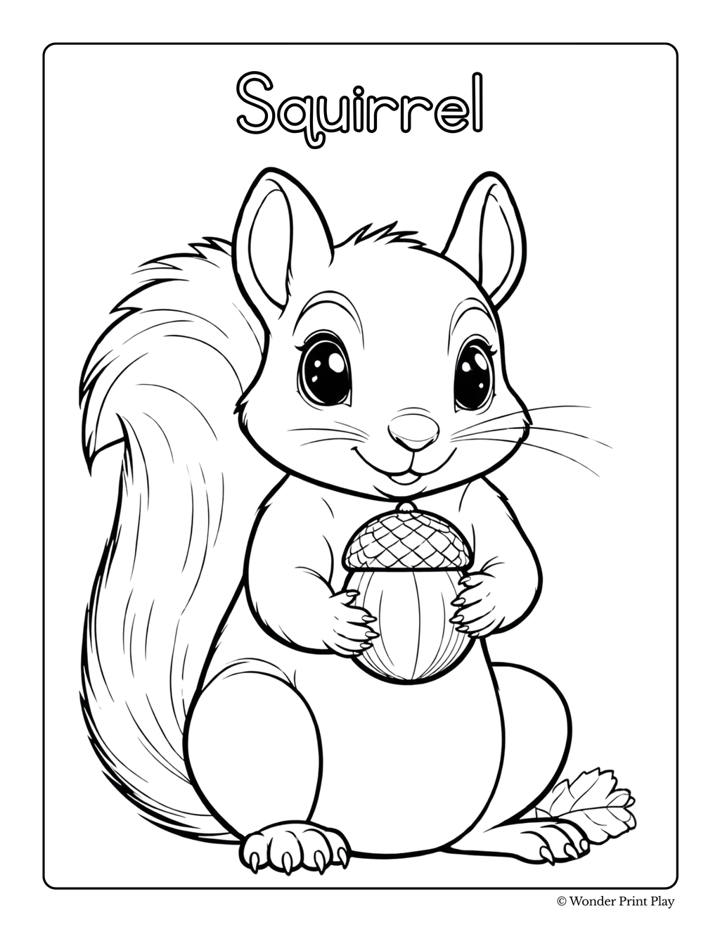 Forest Animal Adventures - Printable Coloring Book ⭐⭐⭐⭐⭐