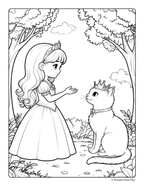 Princess Adventures - Printable Coloring Book ⭐⭐⭐⭐⭐