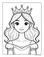 Princess Adventures - Printable Coloring Book ⭐⭐⭐⭐⭐