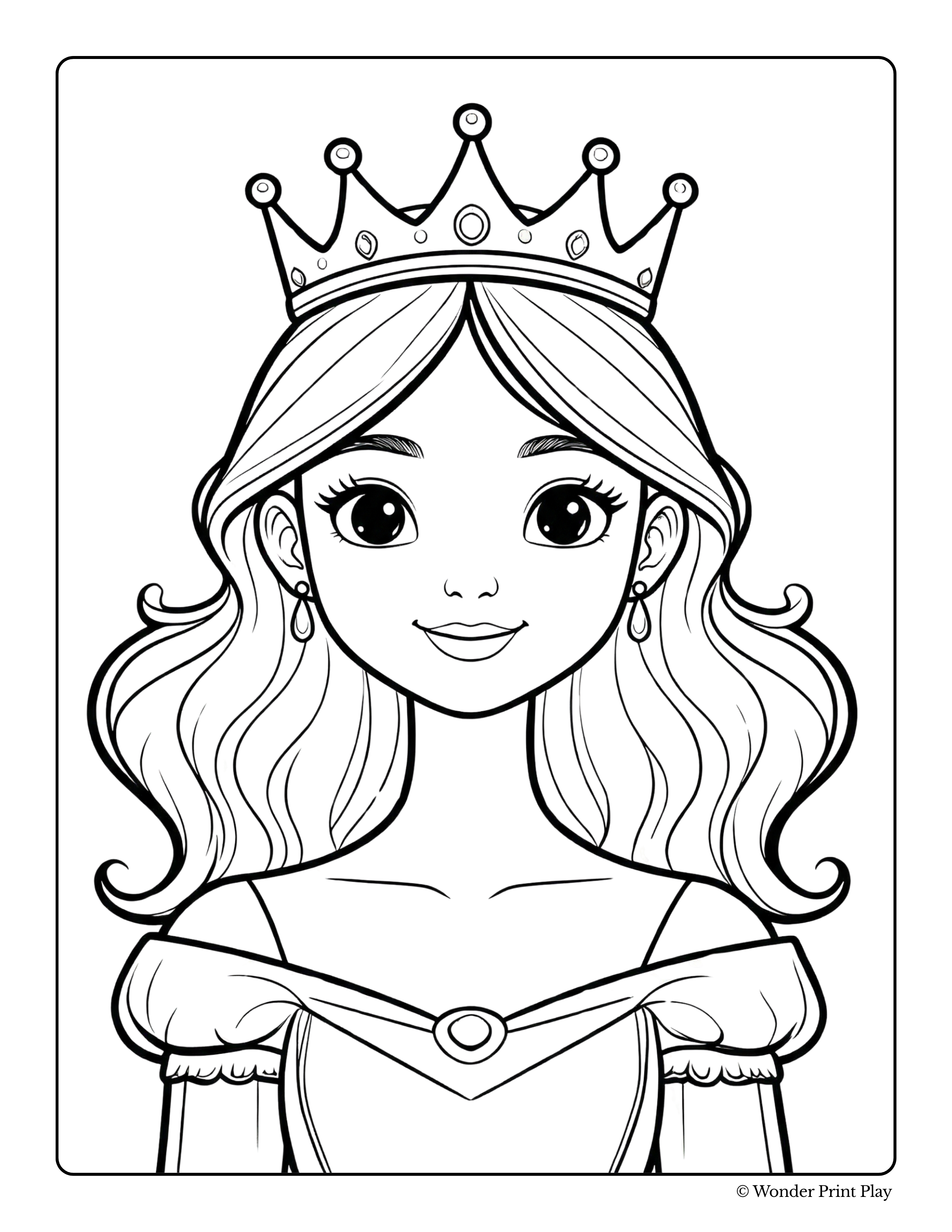 Princess Adventures - Printable Coloring Book ⭐⭐⭐⭐⭐