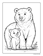 Forest Animal Adventures - Printable Coloring Book ⭐⭐⭐⭐⭐
