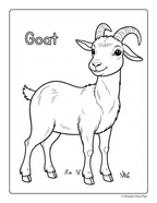 Farm Animal Adventures - Printable Coloring Book ⭐⭐⭐⭐⭐